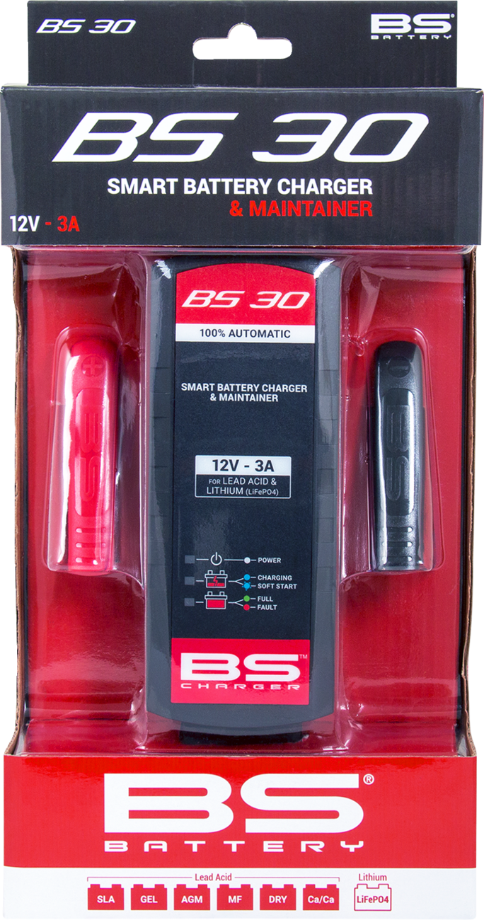 BS BATTERY Charger - BS30 - 12V - 3A 700553