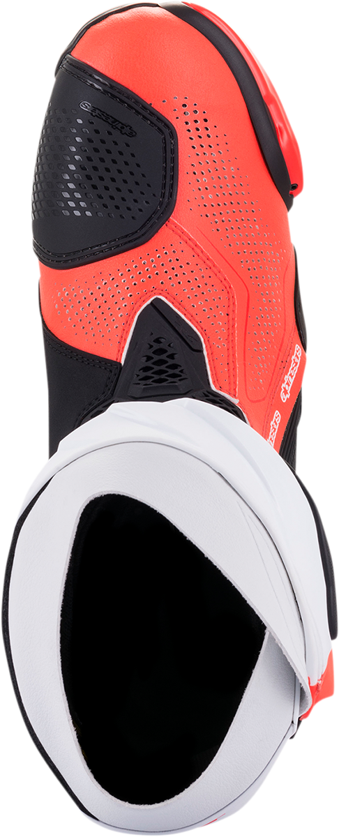 ALPINESTARS Supertech V Boots - Black/Fluo Red/White - US 12.5 / EU 48 2220121-124-48