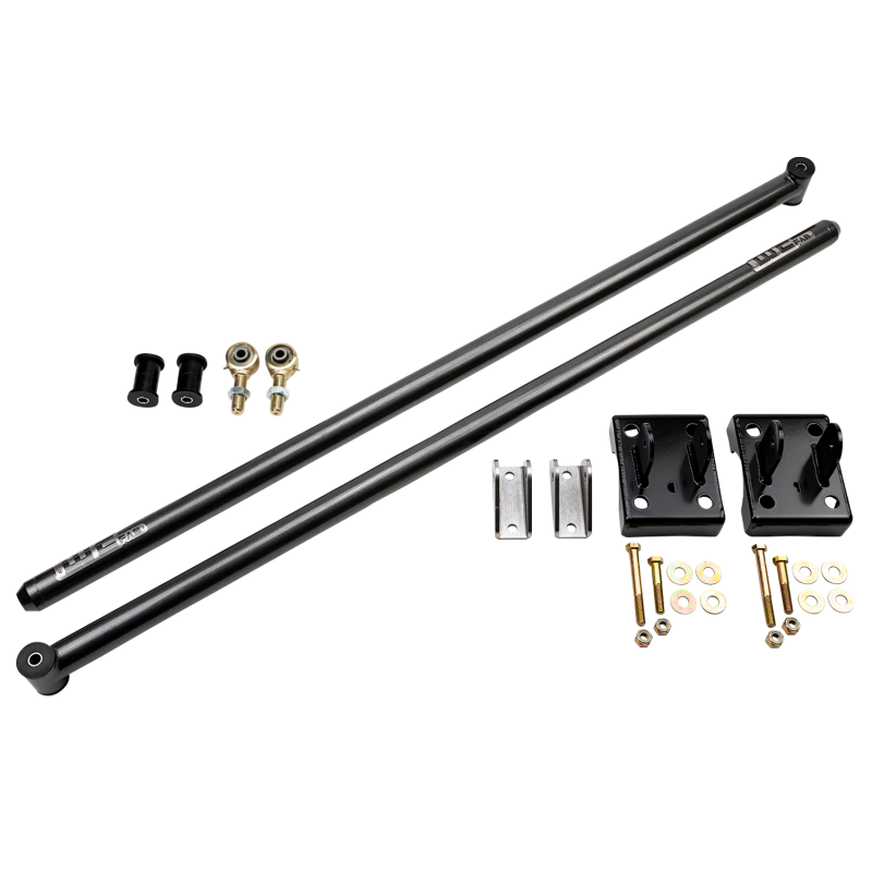 Wehrli 11-19 Duramax ECLB & CCLB 68in Traction Bar Kit - Gloss Black WCF100853-GB