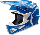 MOOSE RACING F.I. Helmet - Agroid Camo - MIPS® - Blue/White - XS 0110-7766