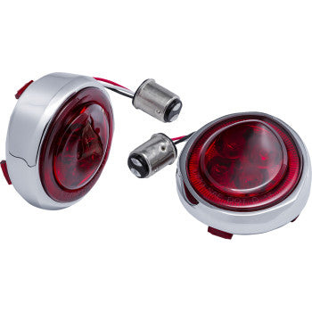 CIRO Signaleinsatz - Hinten - Chrom - Rot 45700 