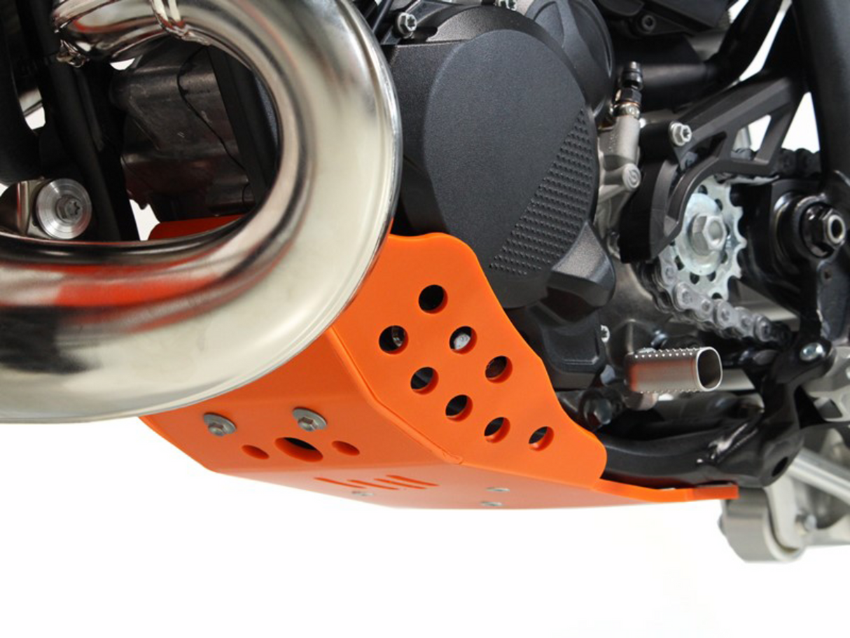 AXP RACING Skid Plate - Orange - KTM AX1635