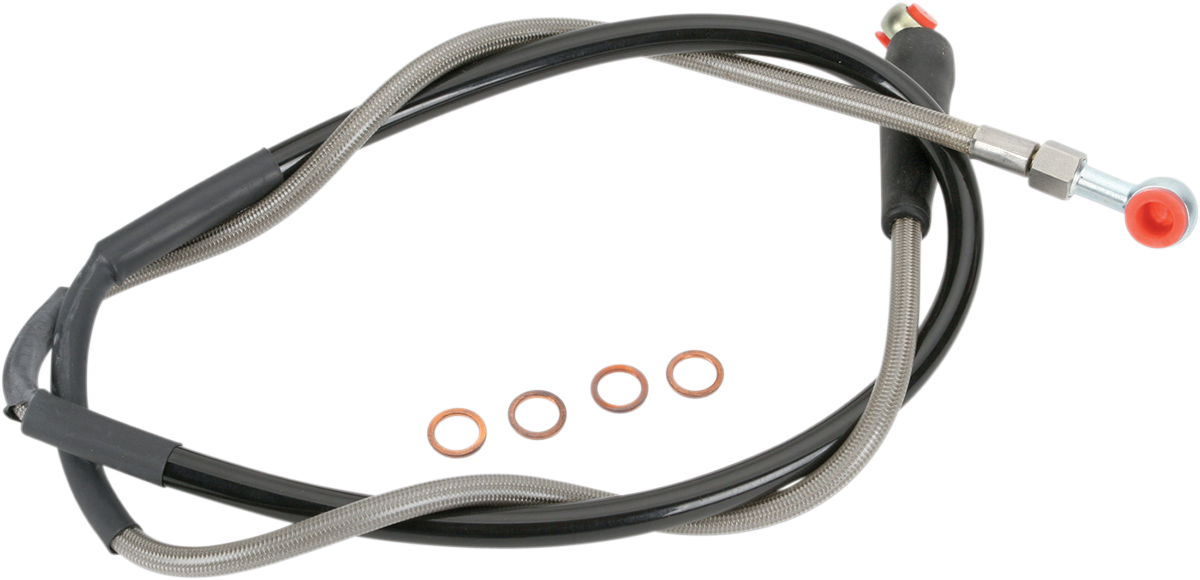 MOOSE RACING Brake Line - Front - Stainless Steel - Husqvarna/KTM K01-1-027/P