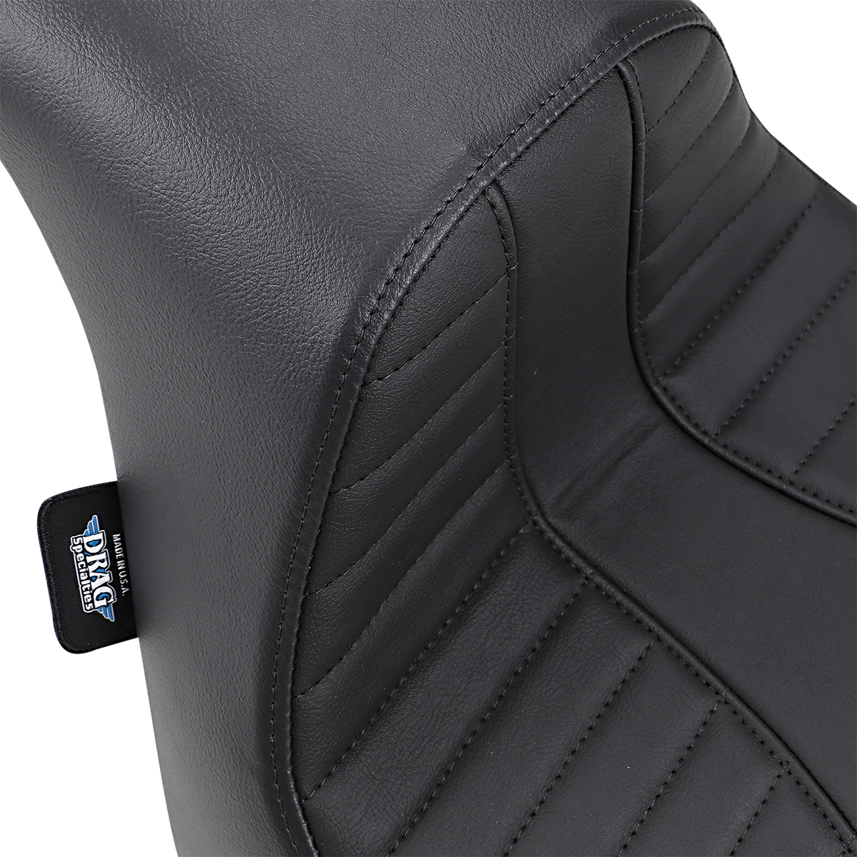 DRAG SPECIALTIES EZ-Solo Seat - Scorpion Stitch - Vinyl - FXFB '18-'22 ACT EZ-ON STYLE 0802-1128