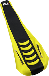 BLACKBIRD RACING Double Grip 3 Seat Cover - Black/Yellow - Suzuki 1328HUS