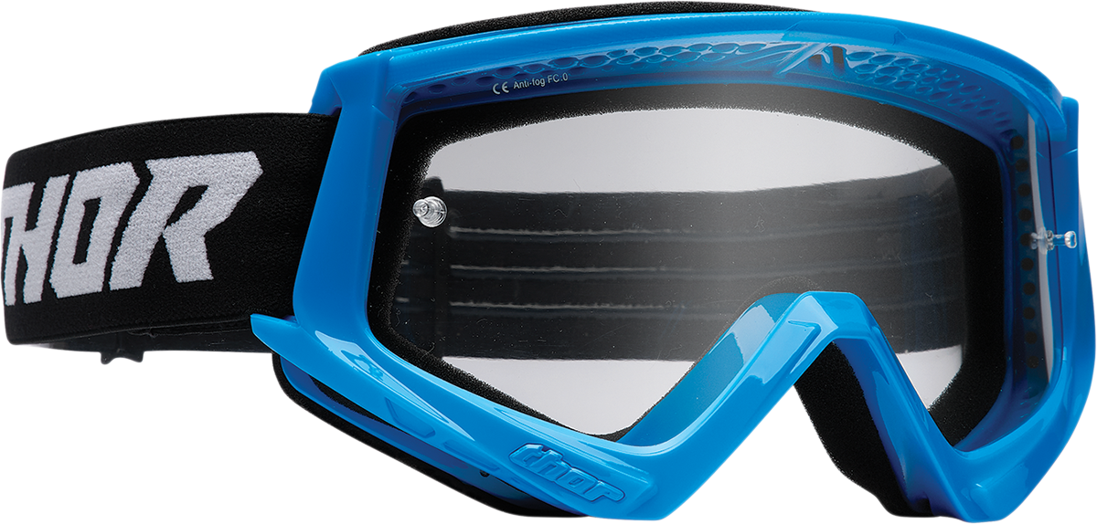 THOR Youth Combat Goggles - Racer - Blue/Black 2601-3047