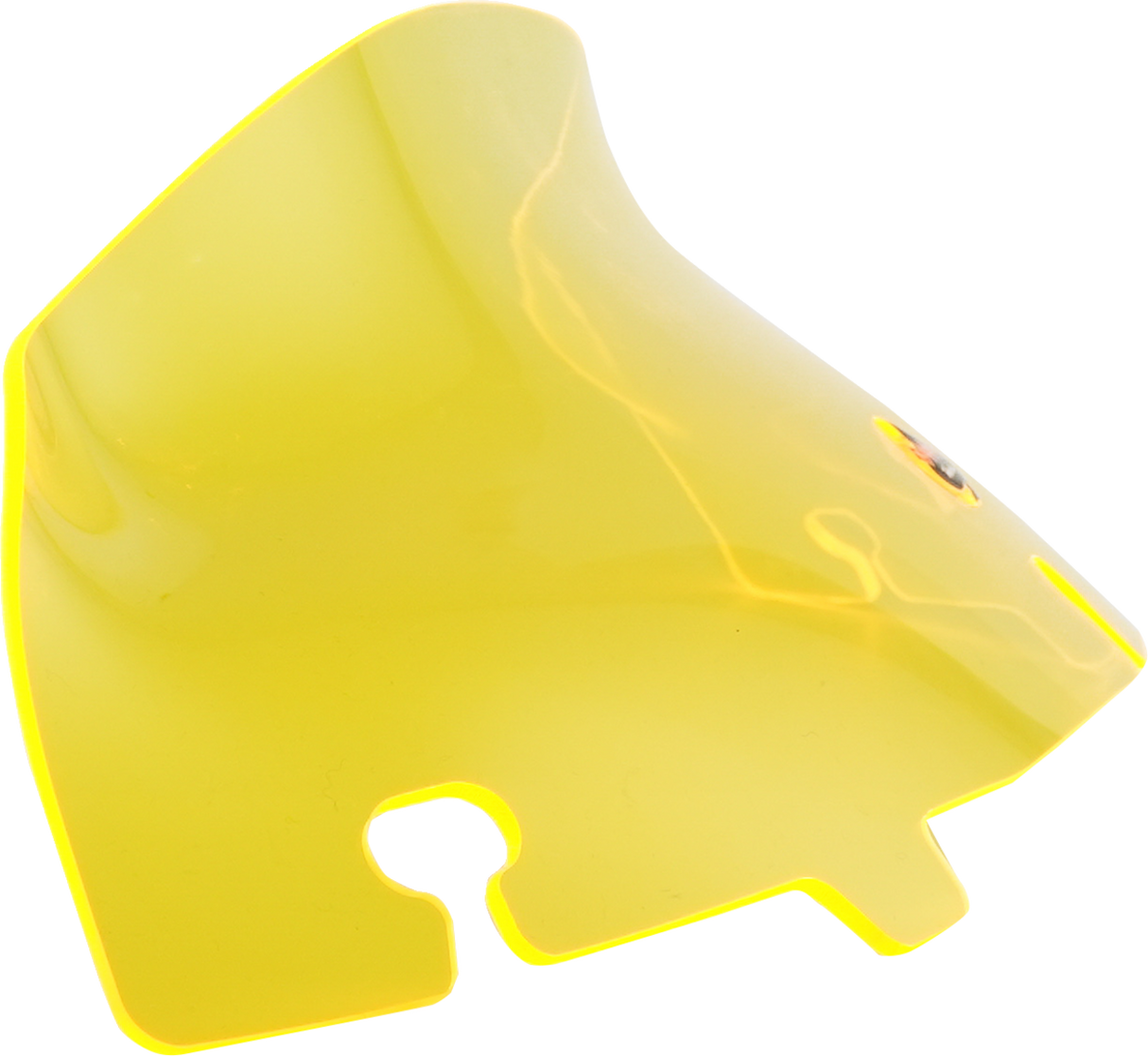 KLOCK WERKS Kolor Flare™ Windshield - 4" - Yellow Ice - FLH KWW-01-0649