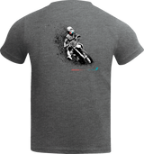 THOR Youth Charge T-Shirt - Dark Heather Gray - Small 3032-3736