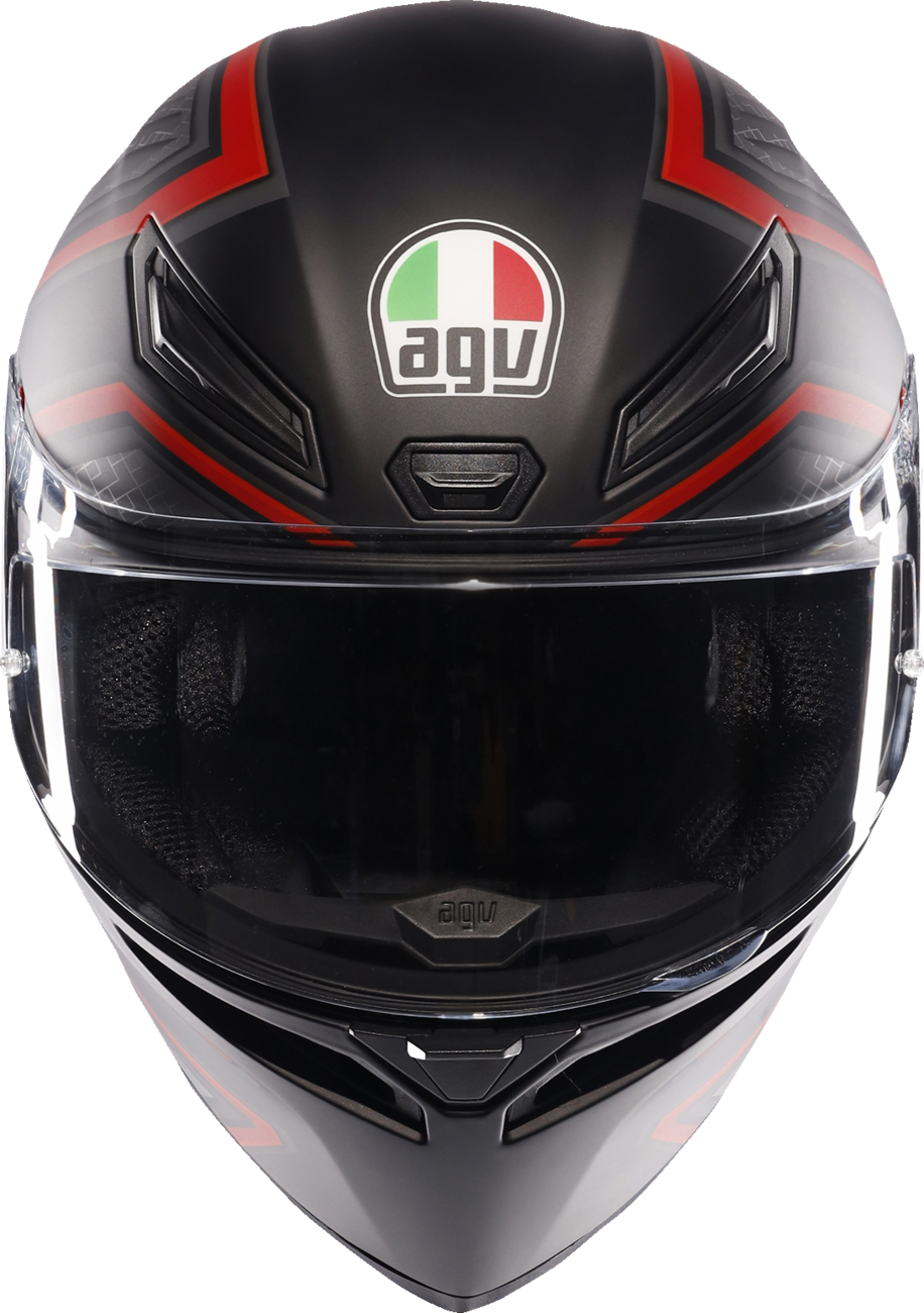 AGV K1 S Helmet - Sling - Matte Black/Red - Medium 2118394003-038-L