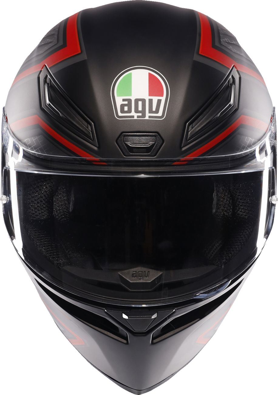 AGV K1 S Helmet - Sling - Matte Black/Red - 2XL 2118394003-038-XXL
