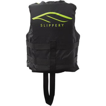SLIPPERY Child Hydro Vest - Black/Neon Yellow 112214-30000120