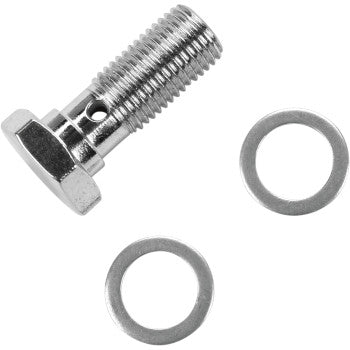 RUSSELL Banjo Bolt - 3/8-24 - Chrome R40509