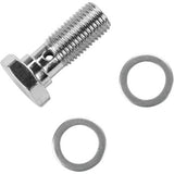 RUSSELL Banjo Bolt - 3/8-24 - Chrome R40509