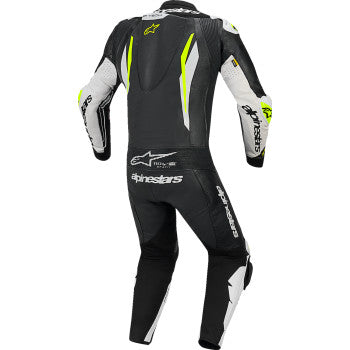 ALPINESTARS Suit Gp Tech V5 Blk/Wht/Yel Fluo 52 3150226-125-52