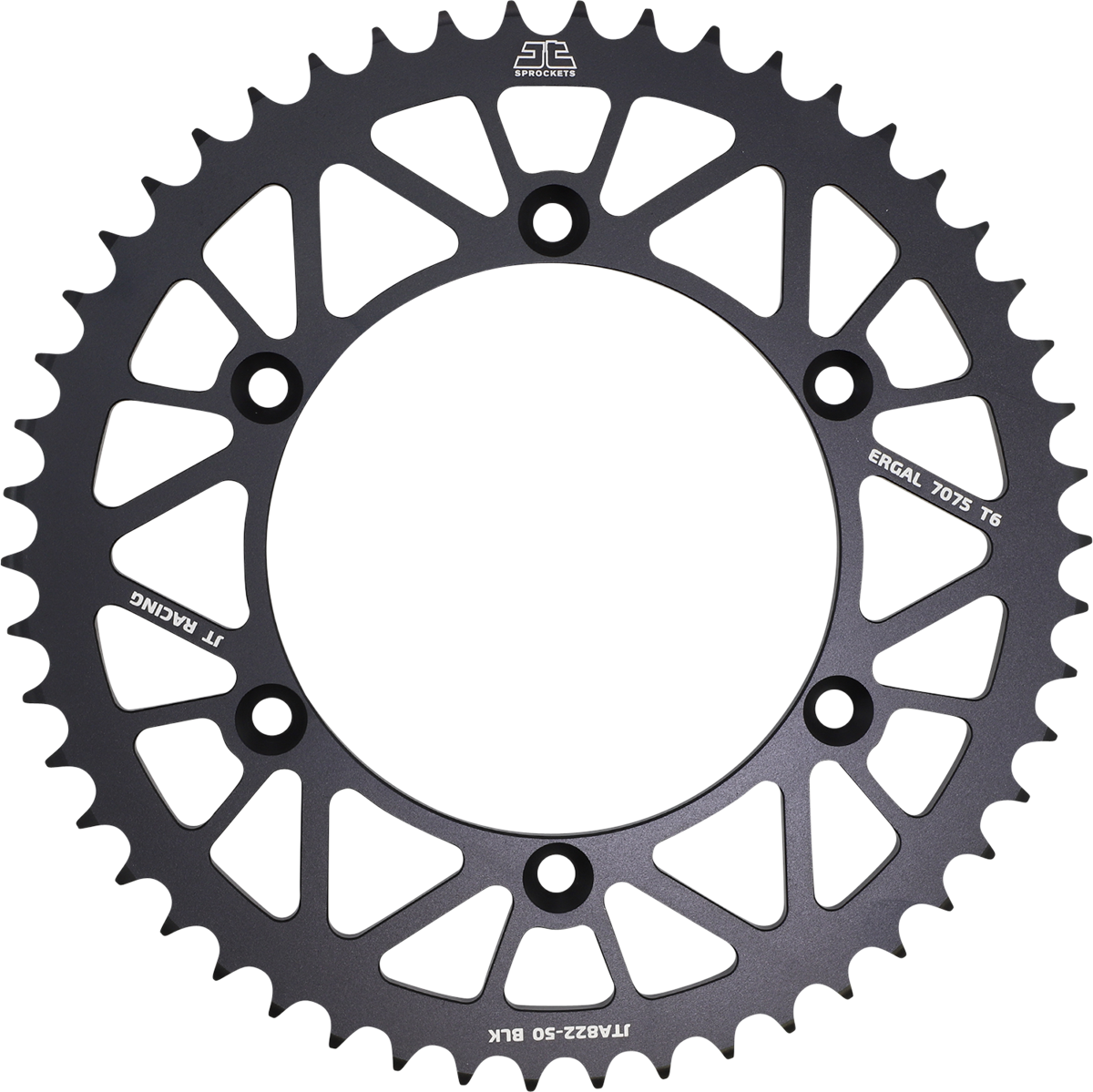 JT SPROCKETS Rear Sprocket - 520 - Black - 50 Tooth JTA822.50BLK