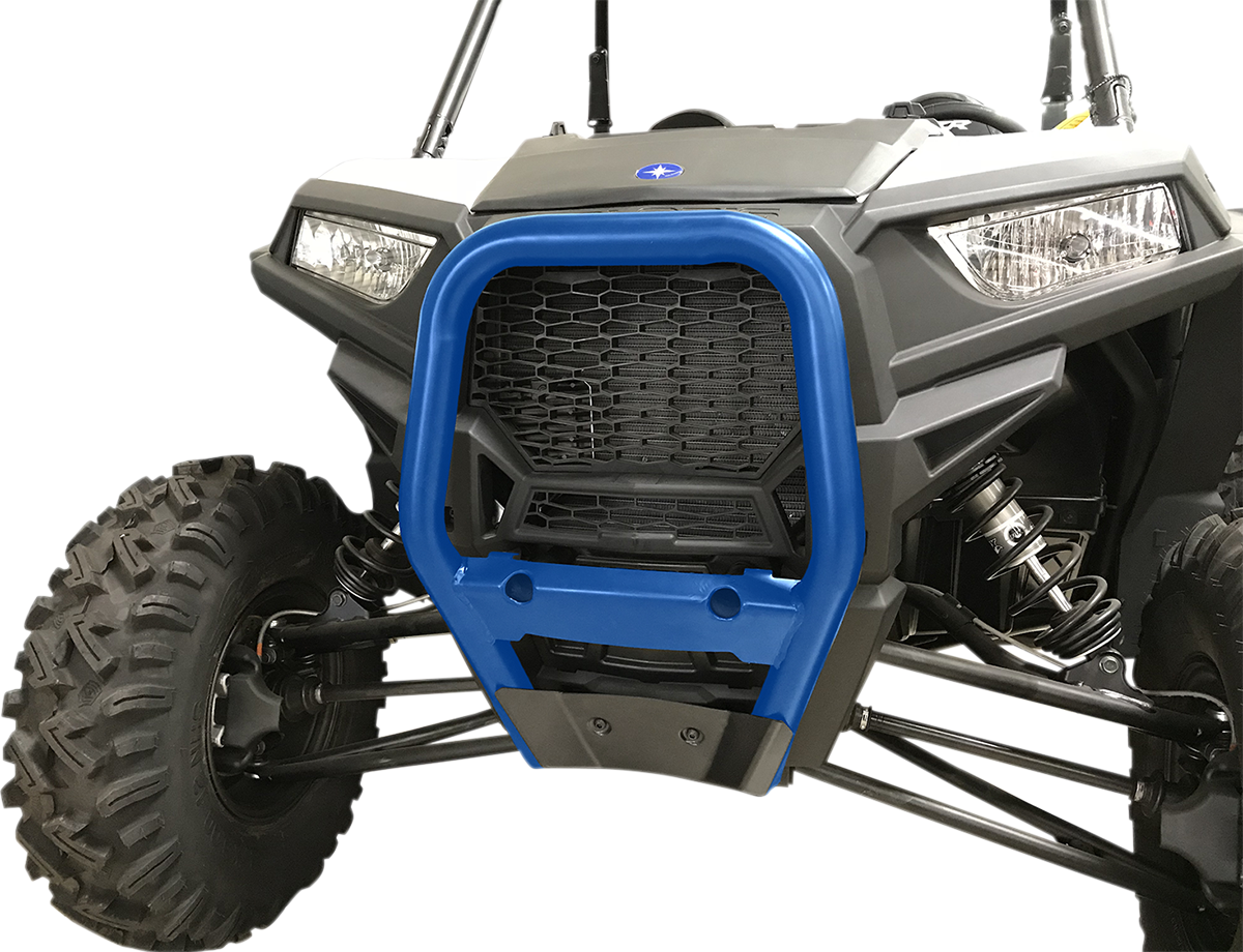 MOOSE RACING Bull Bar - Front - RZR - Blue 0530-1443