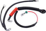 DRAG SPECIALTIES Black Battery Cable Set - '09-'13 FLH/T ACT 6-GAUGE CABLES E25-0091B-D7