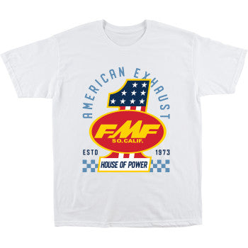 FMF America First T-Shirt - White - Medium HO25118906WHTMD