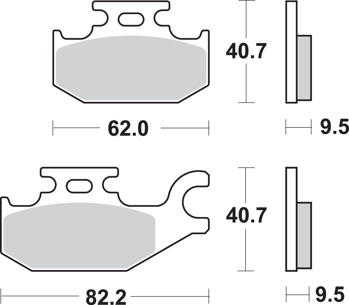 SBS Off-Road Sintered Brake Pads 754SI