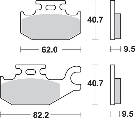 SBS Off-Road Sintered Brake Pads 754SI