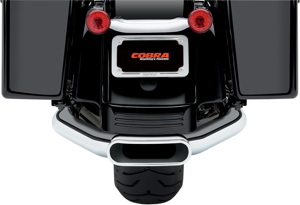 COBRA Center Pro Mufflers - Chrome - '09-'16 FL 6217