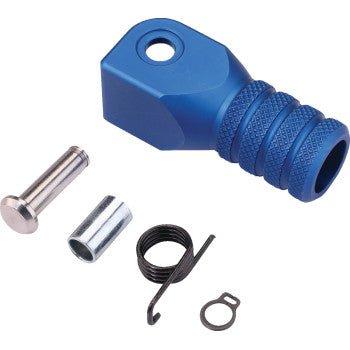 MOOSE RACING Knurled Shift Lever Tip - 0 mm - Blue 81-0000-02-20