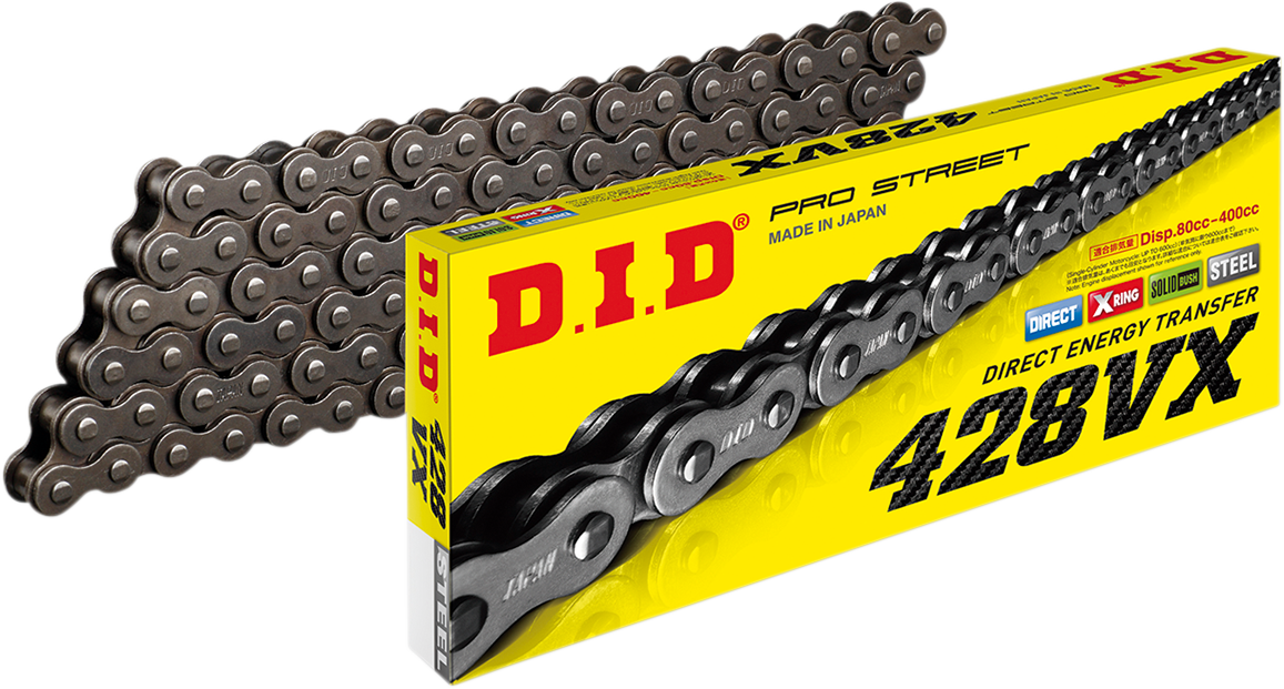 DID 428 VX Series X-Ring Chain - 120 Links 428VXX120FB