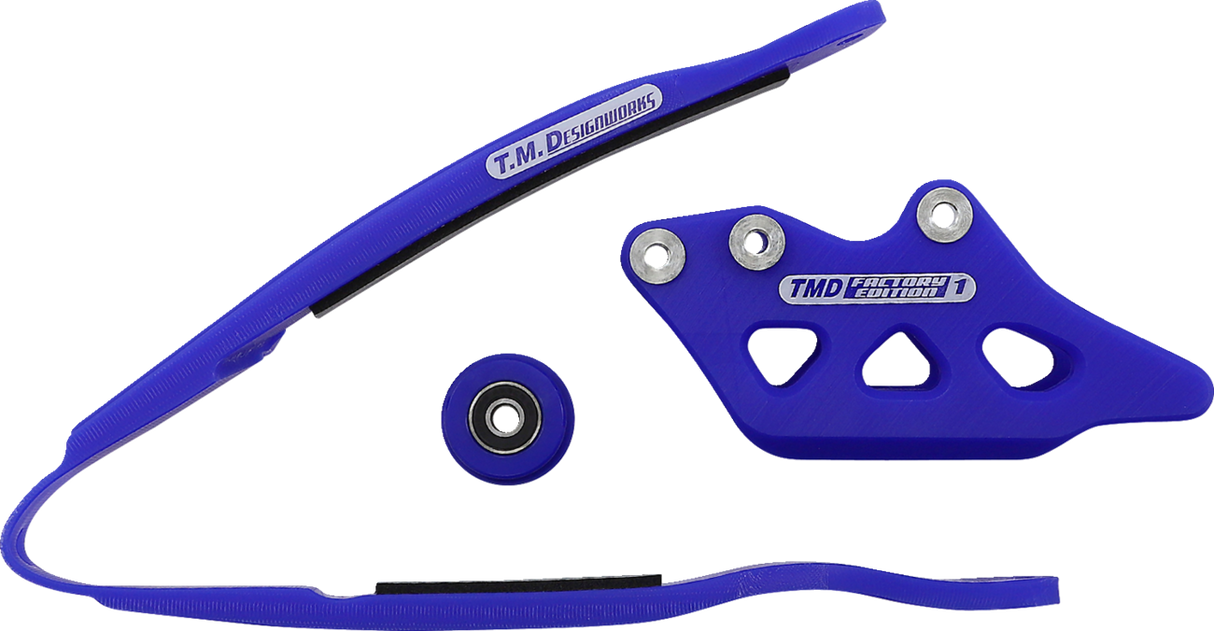 T.M. DESIGNWORKS Chain Guide/Slider - Yamaha - Blue YCP-K09-BU