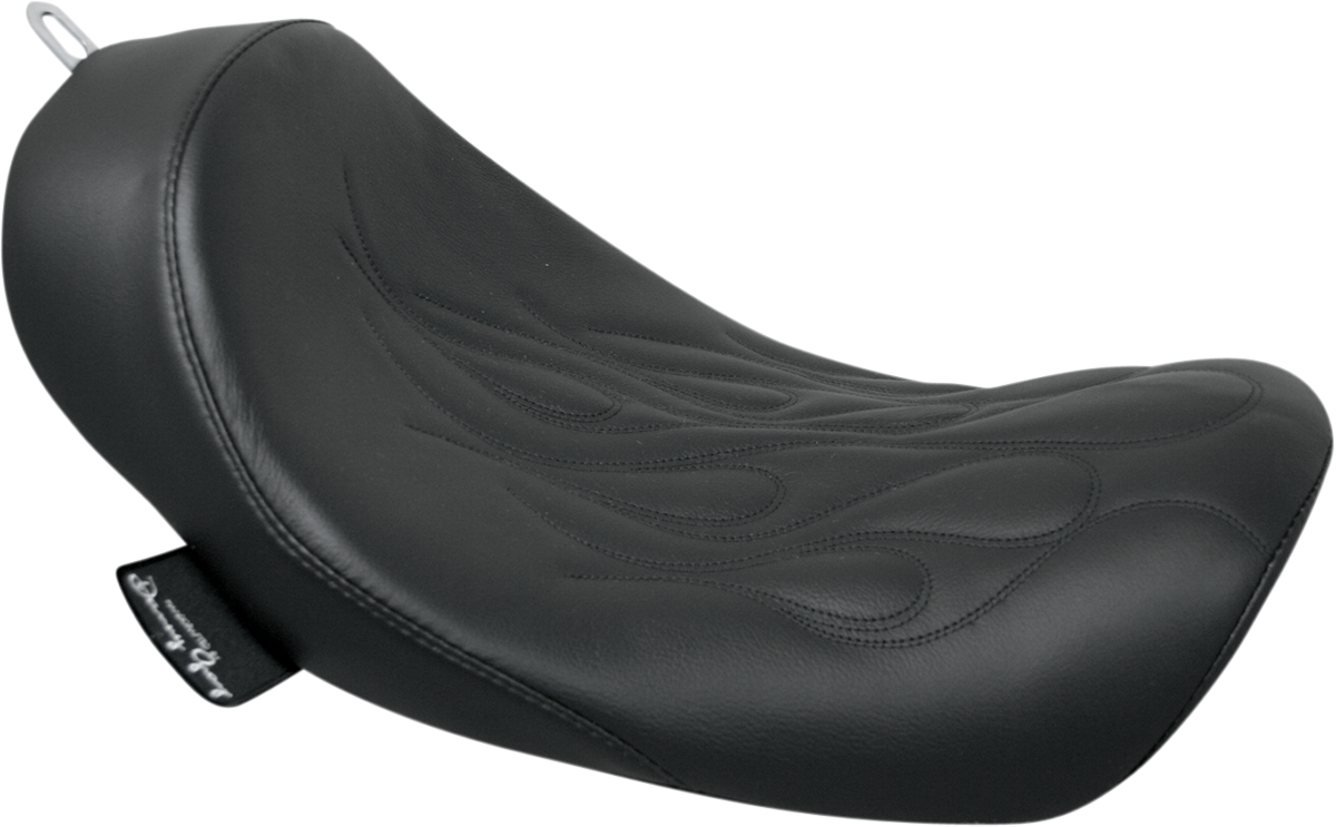 DANNY GRAY Buttcrack™ Solo Seat - Black - Flame Stitched - FXD '06-'17 22-603F