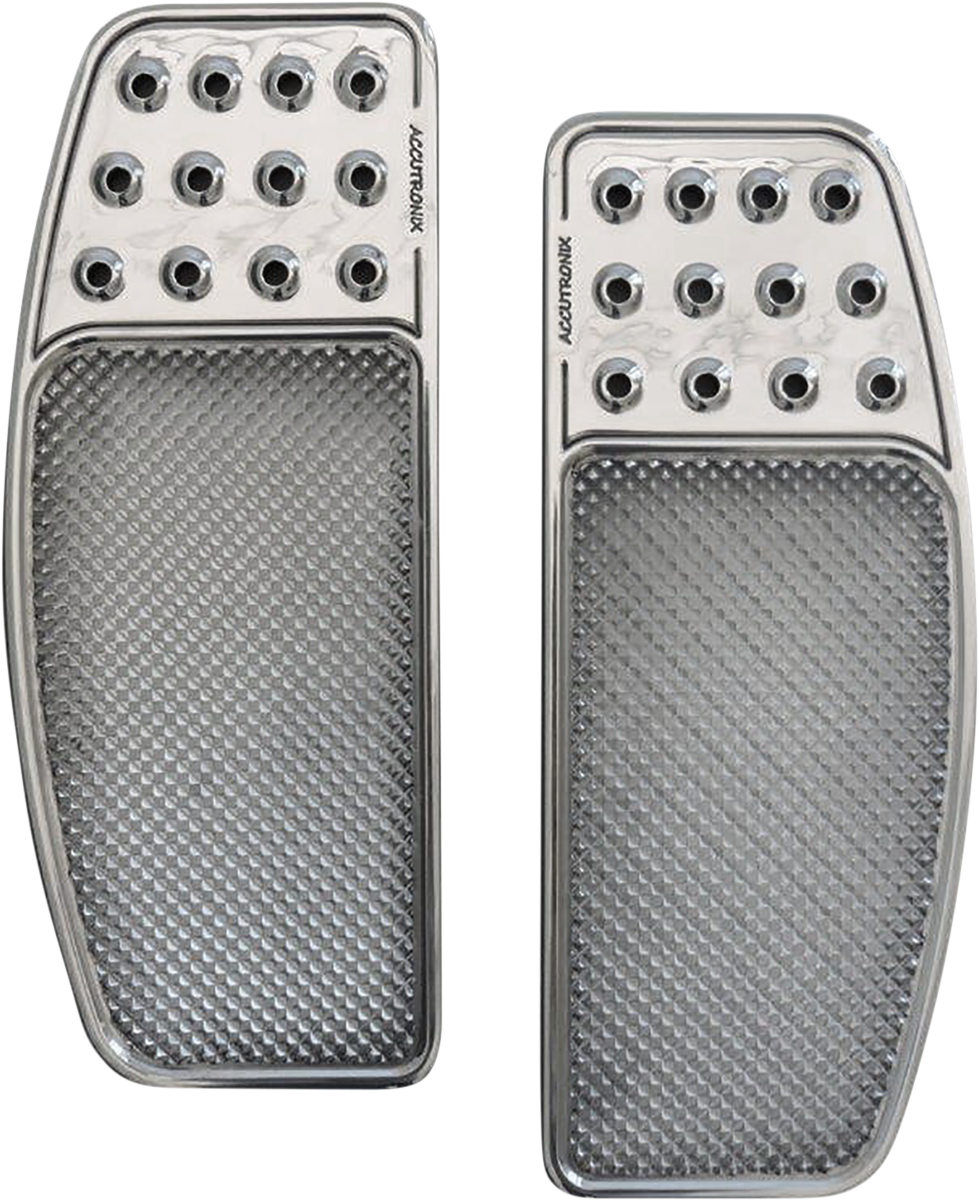 ACCUTRONIX Front Floorboards - Chrome Knurled FBF01-KDOC