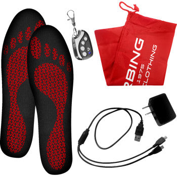 GERBING HEATED CLOTHING 3V Rechargeable Heated Insoles with Remote - Large/XL GER-INS-3V-L-XL