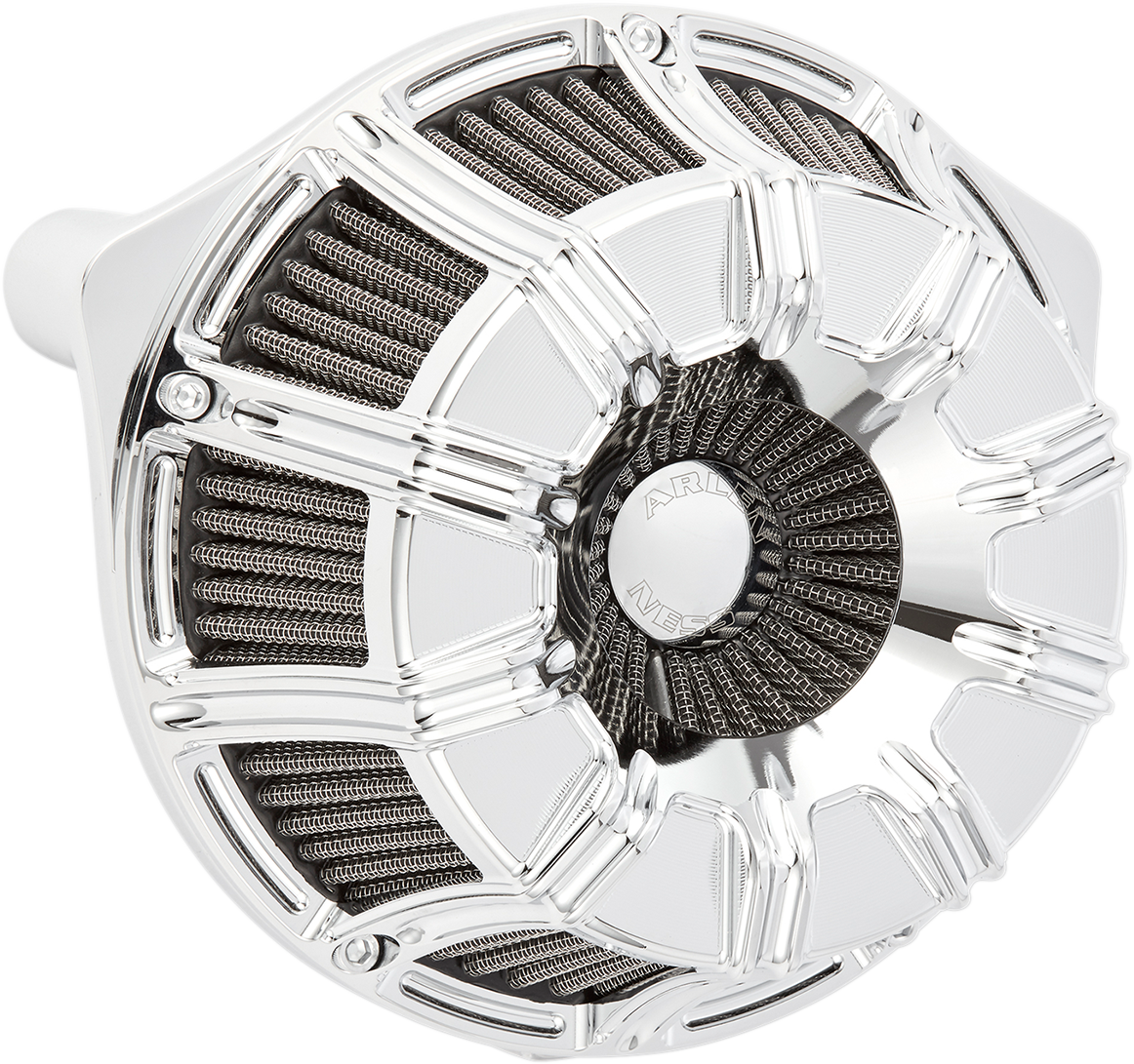 ARLEN NESS 10-Gauge Air Cleaner - Chrome - FLT 18-940