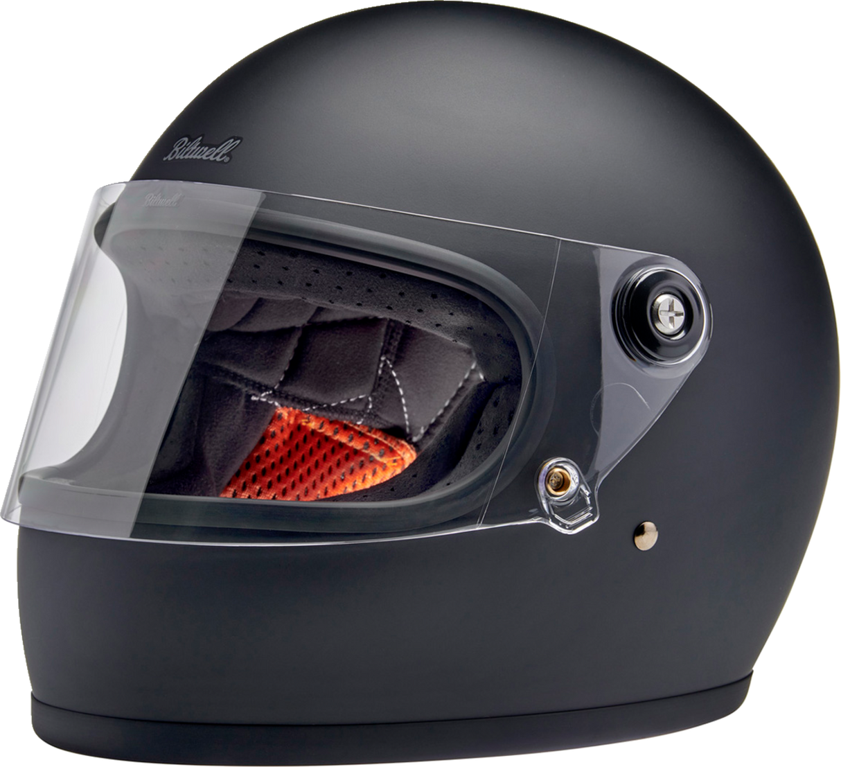 BILTWELL Gringo S Helmet - Flat Black - Small 1003-201-502