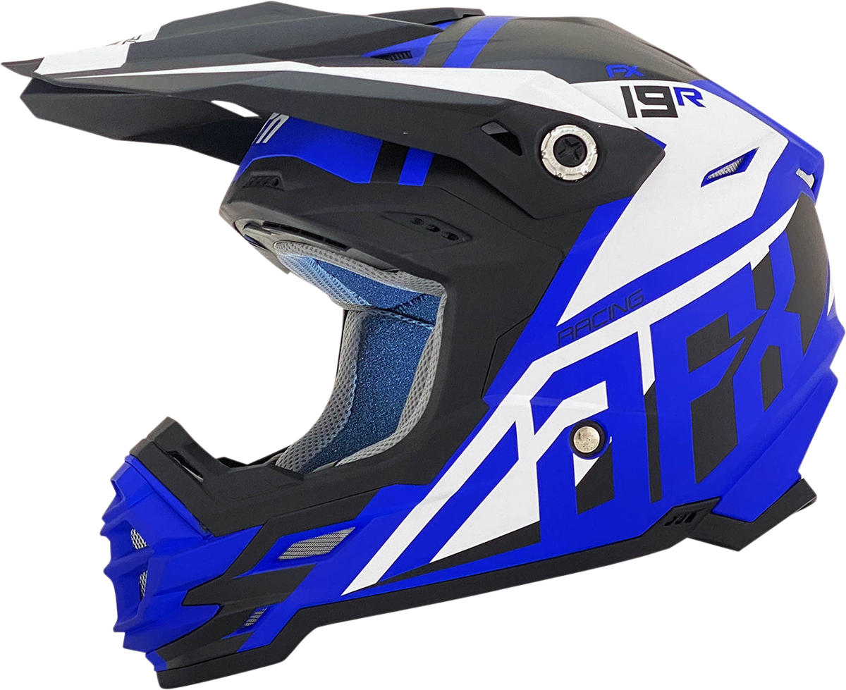 AFX FX-19R Helmet - Racing - Matte Blue - Medium 0110-7069