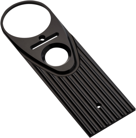 JOKER MACHINE Full Length-Style King Dash Cover - Finned - Black Anodized 04-20-2001