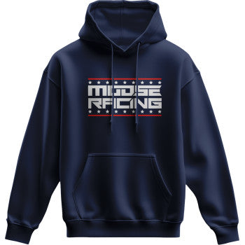 MOOSE RACING All-American Hoodie - Navy - Large 3050-6951