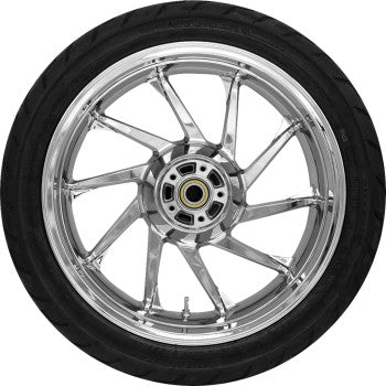 COASTAL MOTO Hurricane Rear Wheel - Chrome (18") | Dunlop AE Tire (180/55B18)) PKG-HUR185CH-24ABST