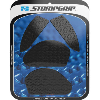 STOMPGRIP Traction Pad Tank Grips - Icon - Black - MT-03 55-14-0205B