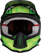 MOOSE RACING Youth F.I. Helmet - Agroid Camo - MIPS® - Yellow/Green - Large 0111-1525