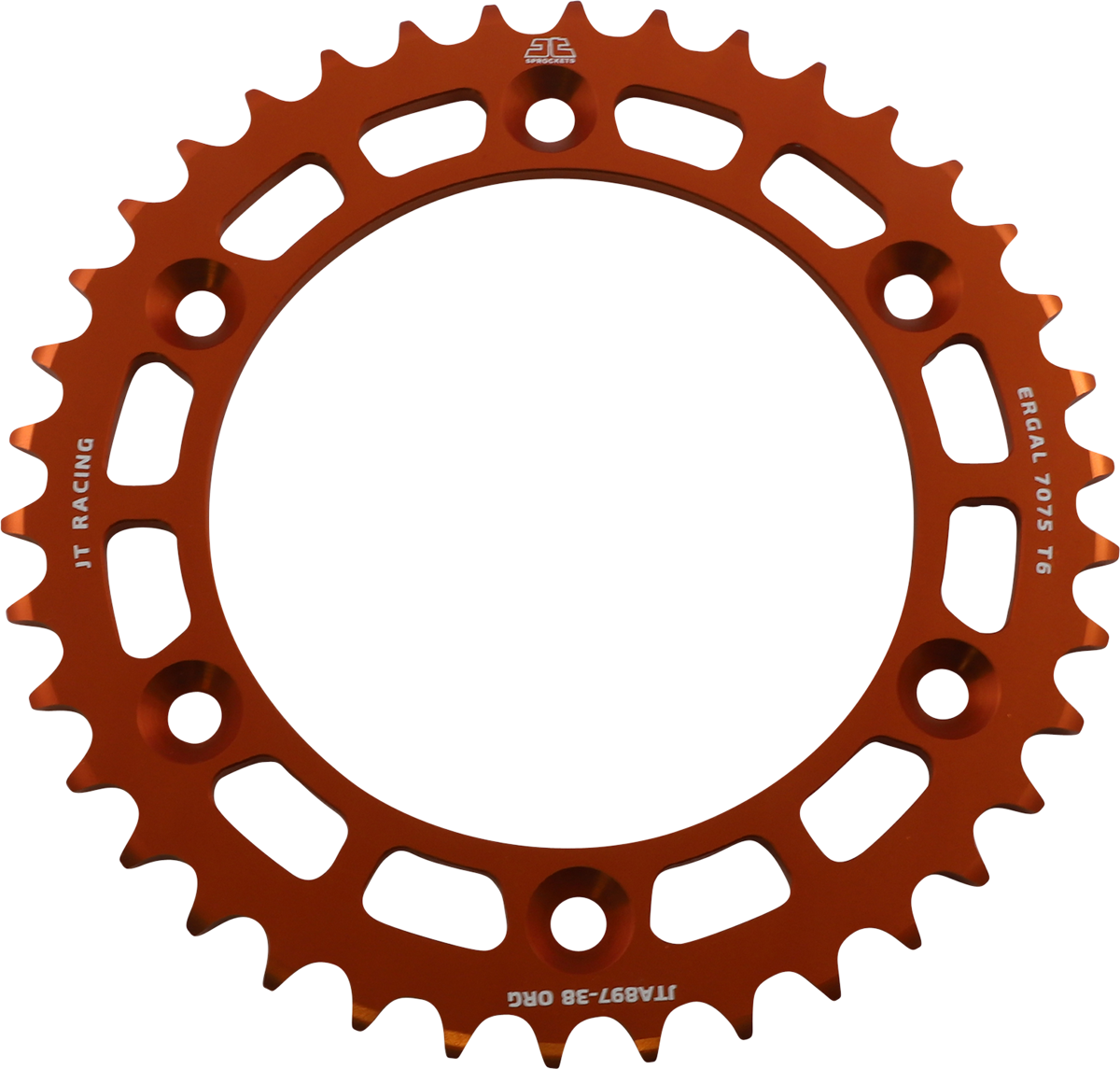 JT SPROCKETS Rear Sprocket - Orange - 38 Tooth JTA897.38ORG