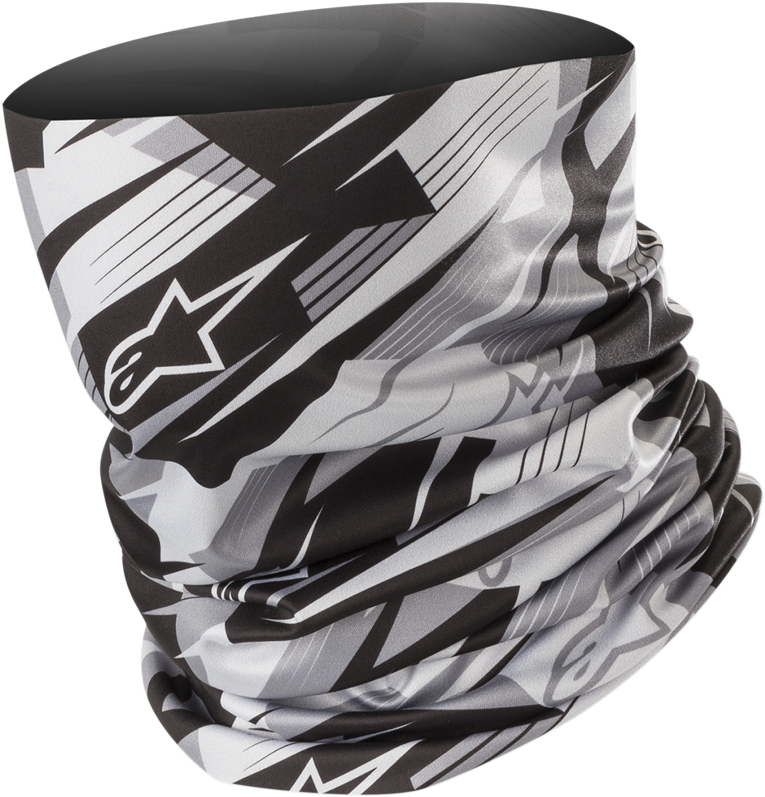 ALPINESTARS Neck Tube - Blurred - Black/Light Gray 4759019104