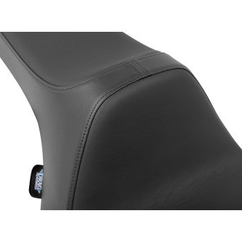 DRAG SPECIALTIES Predator III Seat - Smooth - Black Solar Leather - FLT/FLH '23-'24 0801-1921