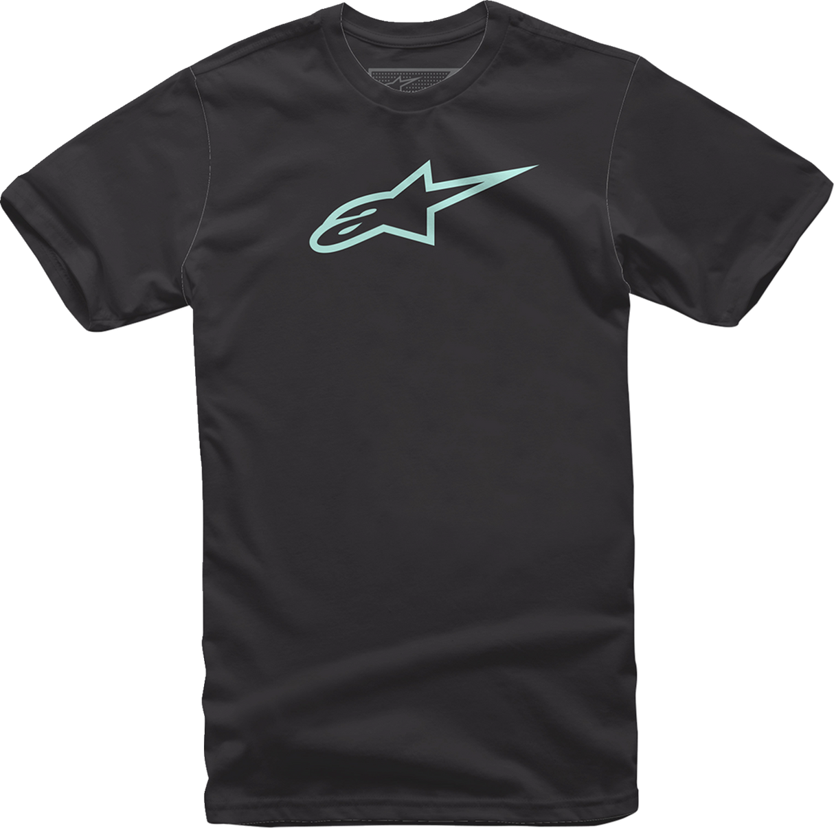 ALPINESTARS Ageless T-Shirt - Black/Mint - Medium 1032720301087M