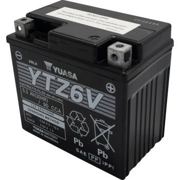 YUASA Battery - YTZ6V vYUAM726ZS