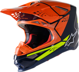 ALPINESTARS Supertech M8 Helmet - Factory - Blue/Orange/Yellow - Small 8302922-7445-SM