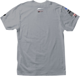 D'COR VISUALS Yamaha Racing T-Shirt - Gray - Large 80-117-3