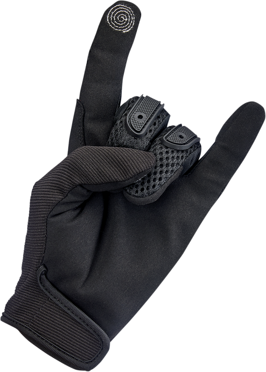 BILTWELL Anza Gloves - Black Out - Medium 1507-0101-003