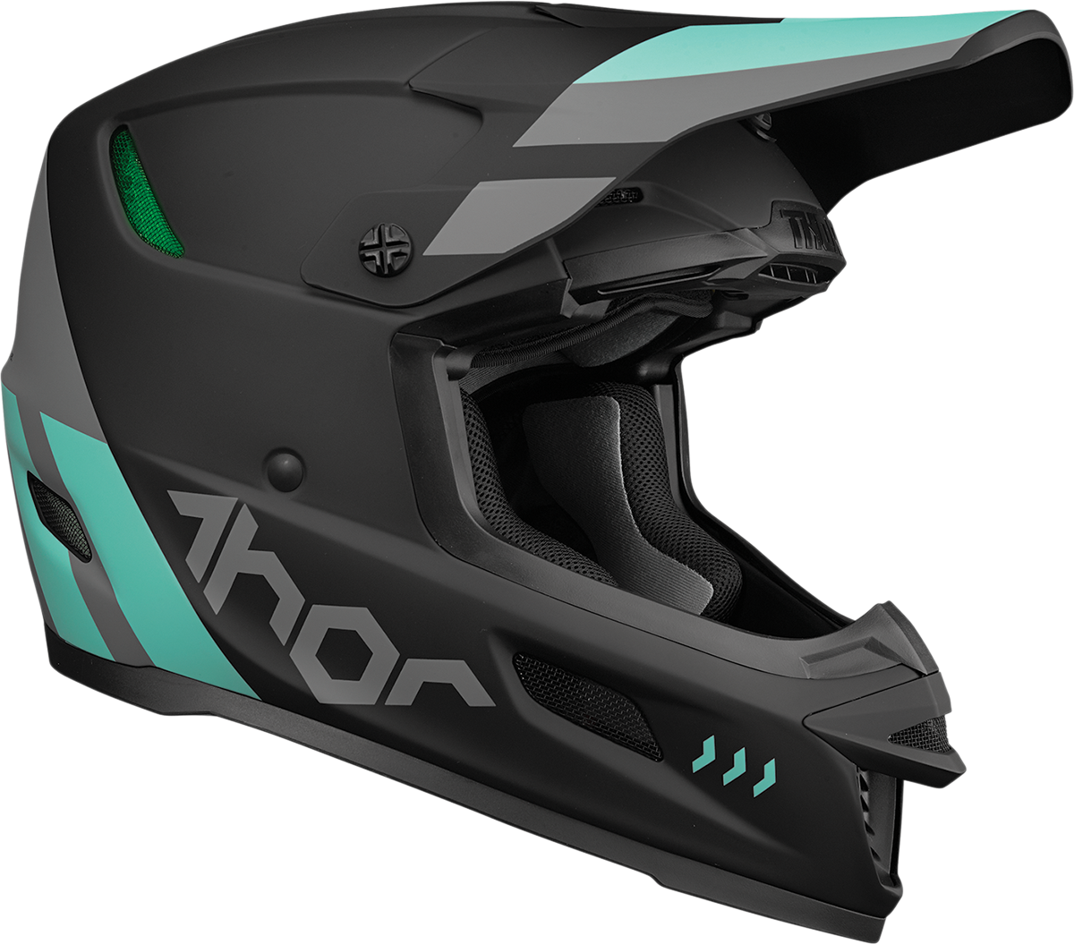 THOR Reflex Helmet - Cube - MIPS - Black/Mint - XL 0110-7453