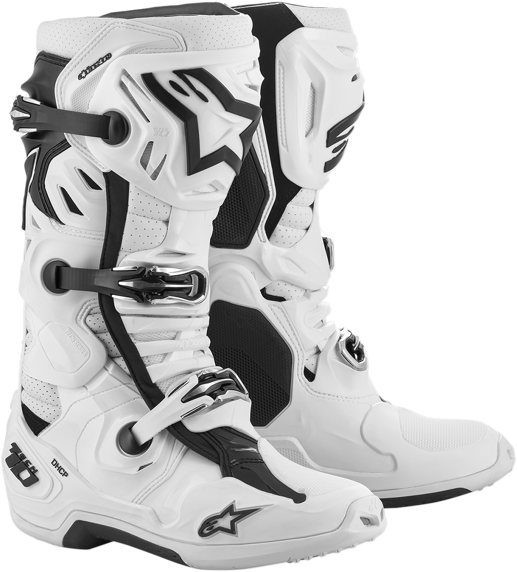 ALPINESTARS Tech 10 Supervented Boots - White - US 13 2010520-20-13