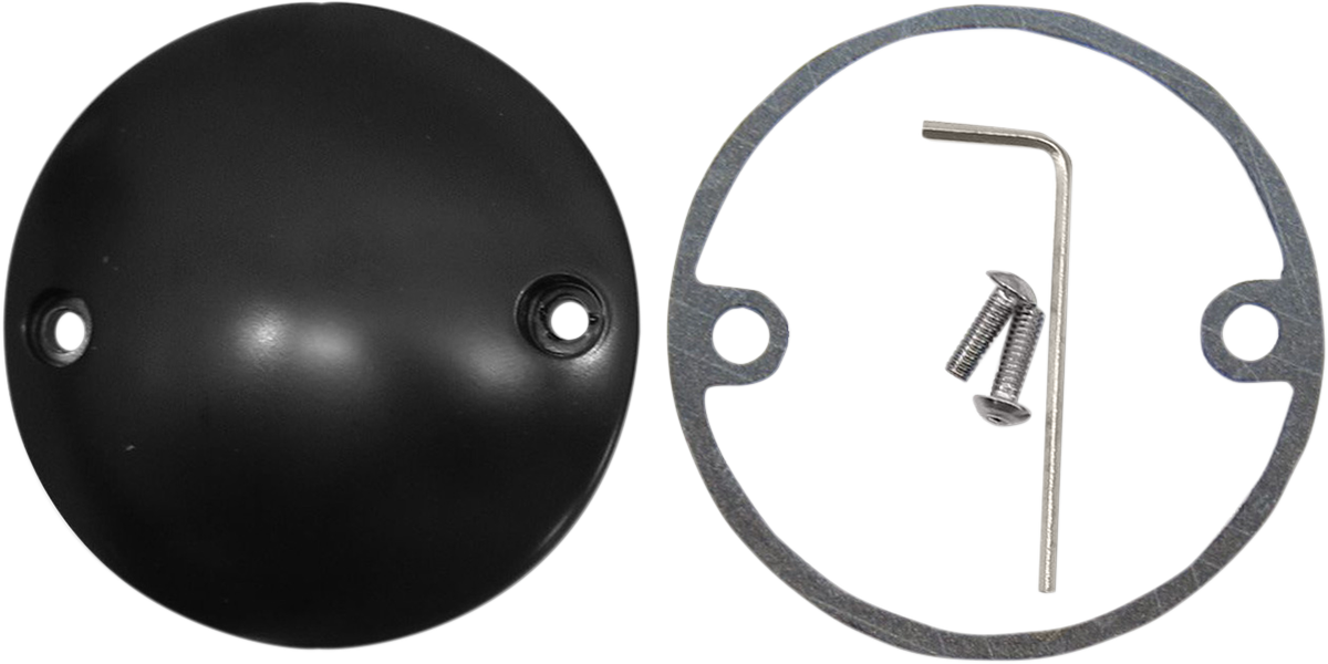 DRAG SPECIALTIES Points Cover - Black 30-0152KSB